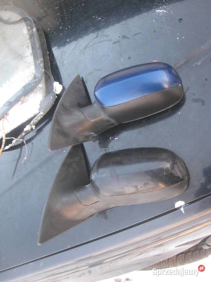 Lusterko lewe granatowe czarne zewnętrzne osobowe Kraków