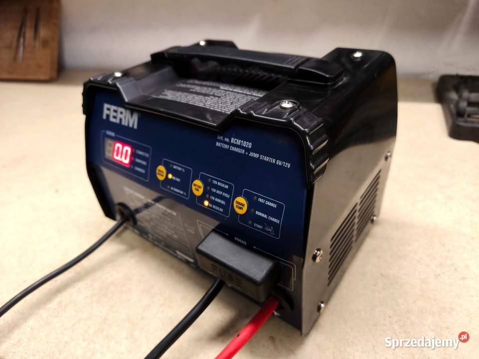 FERM BCM1020 prostownik ładowarka akumulatorów Rymanów