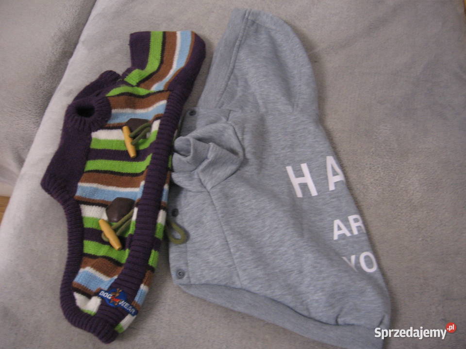 Ubranka psa małego bonus smycz sznurkowa warmińsko-mazurskie Olsztyn