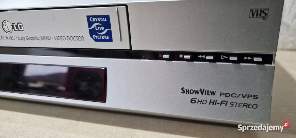 Video magnetowid LG 6 head LV 3767 LV3767 Pilot Międzychód