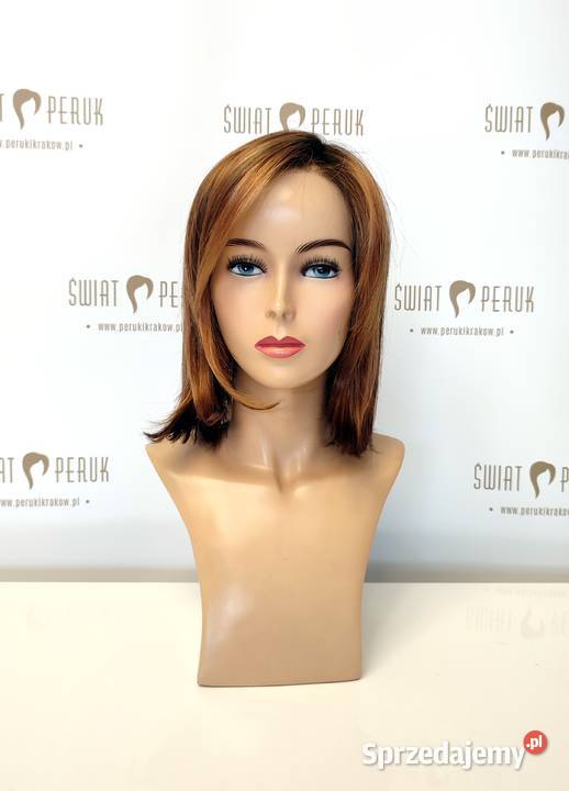 Peruka półdługa z włosów syntetycznych Końskie