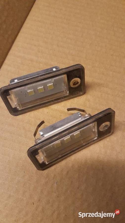 audi a3 a6 podświetlenie led tablicy na tył
