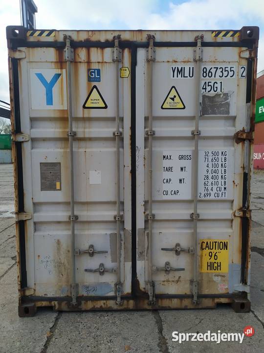 Na sprzedaż kontener morski 40 HC 12 metrowy Magazynowanie łódzkie Łódź