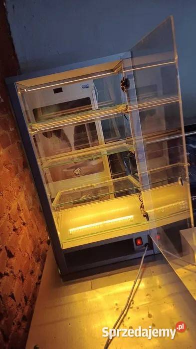 Witryna lada sklep neutralna LED nastawna ciasta Łódź