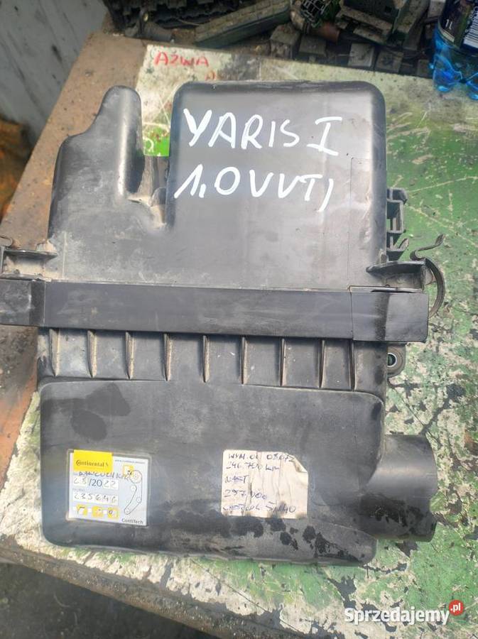 TOYOTA YARIS I 10 vvti obudowa filtra powietrza osobowe Pozostałe świętokrzyskie Kielce
