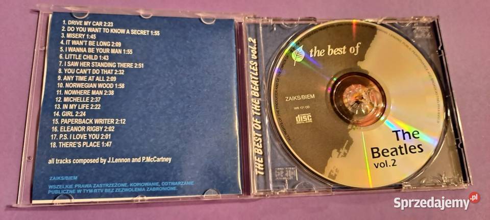 The Beatles The Best Of Vol2 Poland WILK 1999 Kraków sprzedam