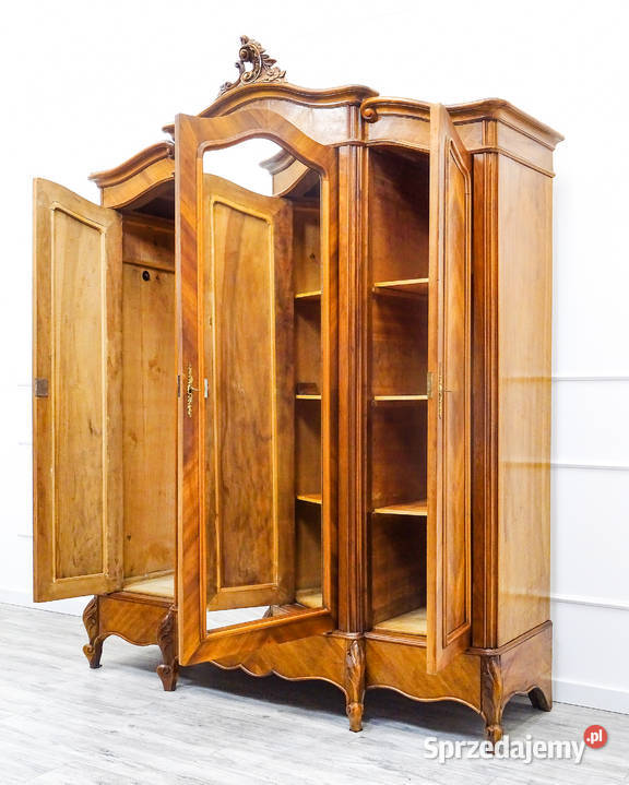 Dekoracyjna DREWNIANA szafa Rocaille Szafy i garderoby wielkopolskie Kalisz sprzedam