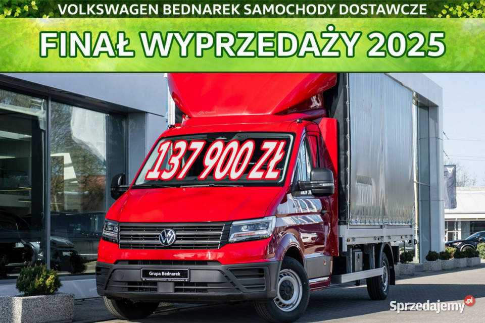 Volkswagen Crafter FL Podwozie z pojedynczą nieuszkodzony Łódź