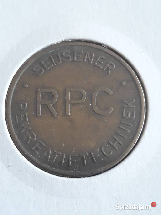 Żeton Holandia RPC Seijsener Rekreatietechniek wielkopolskie Konin
