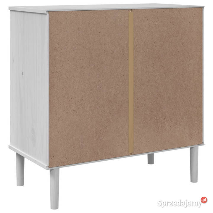 Szafka SENJA imitacja rattanu biała 80x40x80 Szafki Warszawa