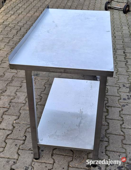 STÓŁ GASTRONOMICZNY Z PÓŁKĄ 1206085 M1252N Nowe Skalmierzyce sprzedam