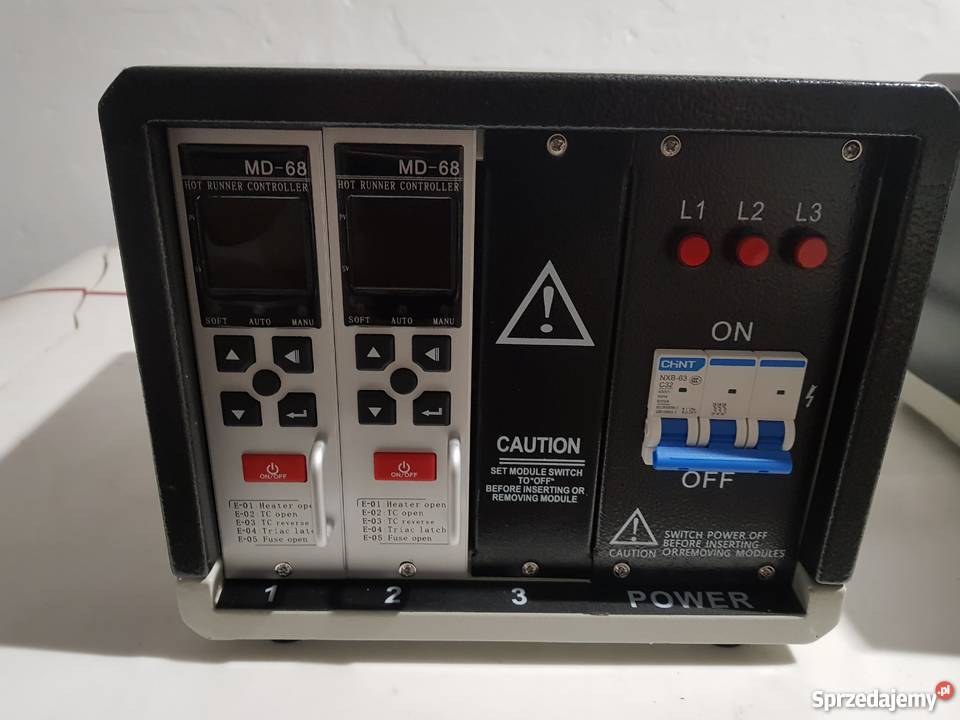 Termoregulator grzanych kanałów Sterownik