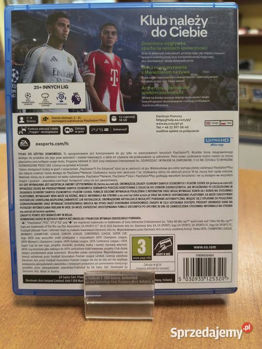 EA Sports FC 26 5 Polska Wersja Dubbing Płyta 3+ Elbląg