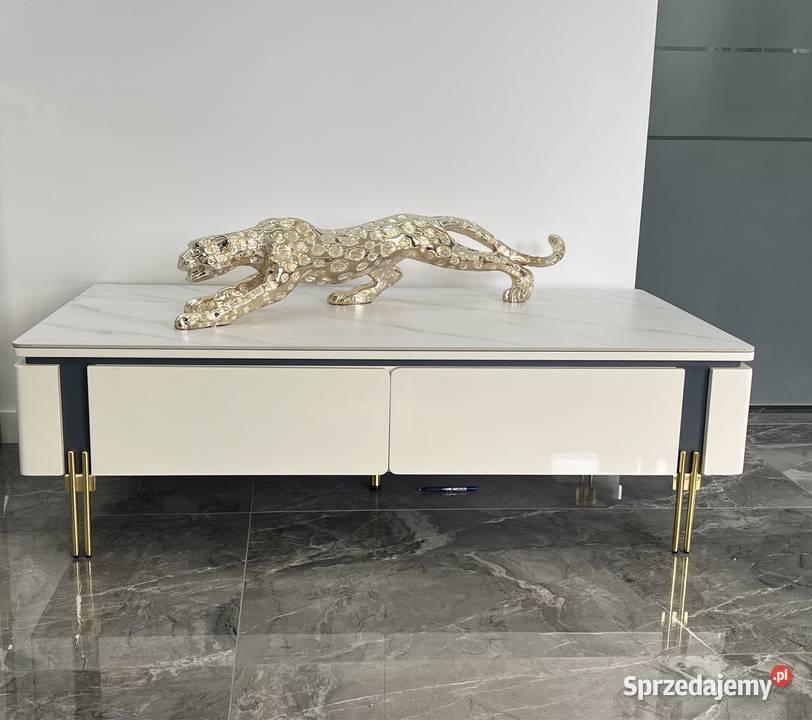 Stolik kawowy ława duża 130 złota Glamour z Nowy Sącz sprzedam