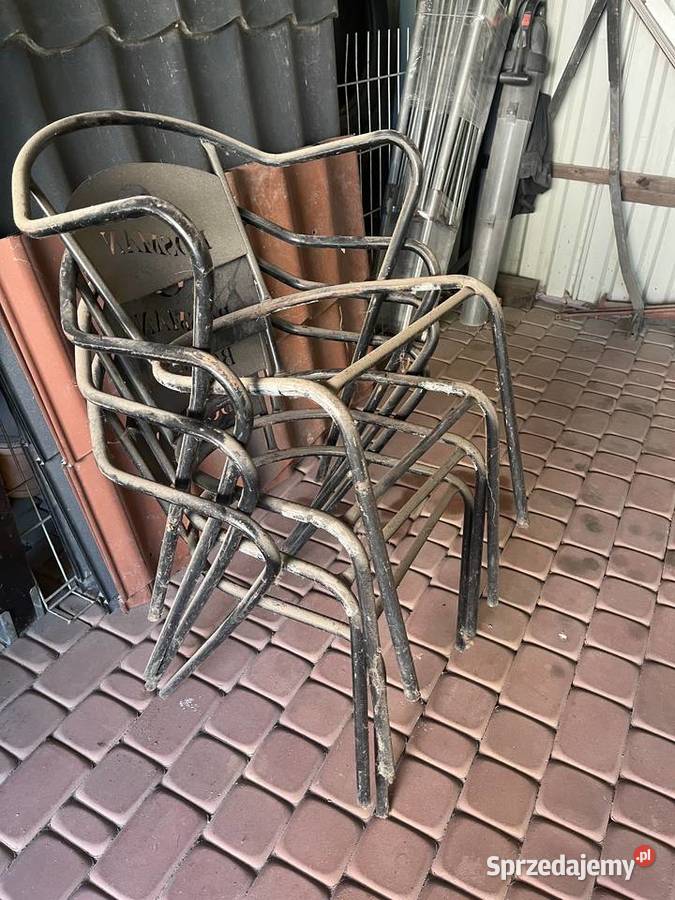 Krzesełka ogrodowe metalowe mazowieckie