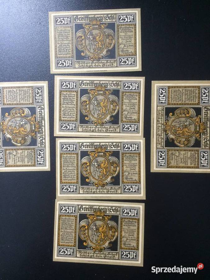 304 Banknoty Zastępcze Gryfów Śląski Antykwariat Szczecin