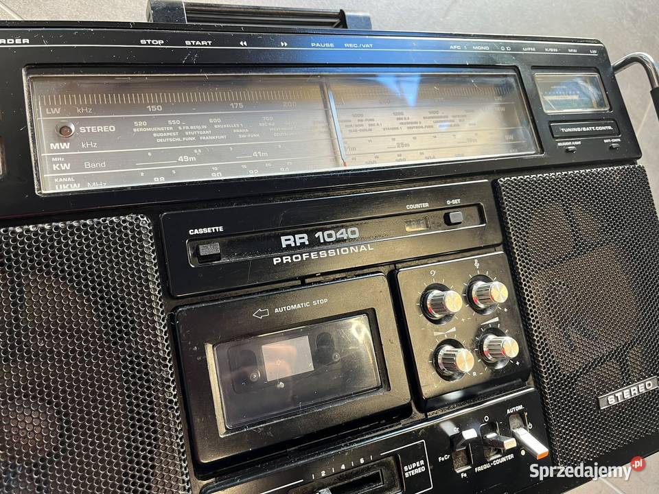 Radiomagnetofon GRUNDIG RR1040 PROFESSIONAL Tarnowskie Góry