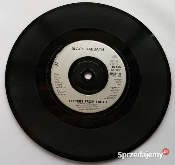 Black Sabbath TV Crimes 7zUK limitowana poster 1 Płyty i kasety Kraków