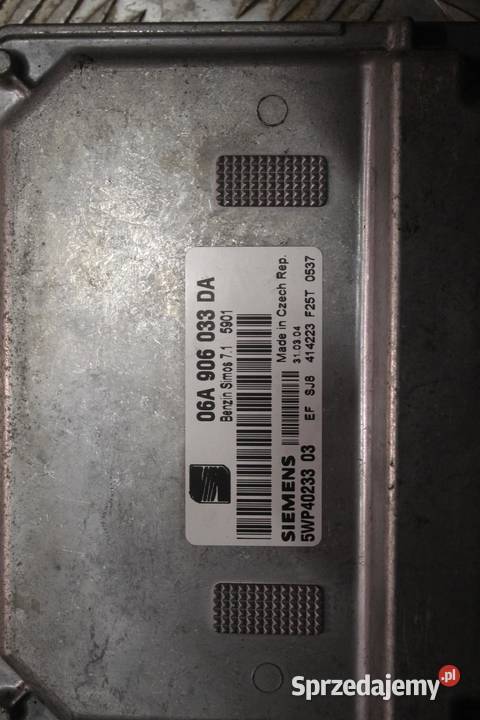 KOMPUTER STEROWNIK SILNIKA SEAT ALTEA 16