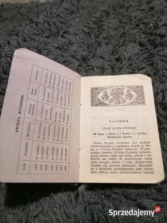 Pamiątka Pierwszej Komunii Świętej 1973 1974