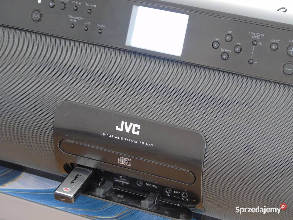 Radio odtwarzacz z CD USB mp3 JVC RDHA3B sprawny Jasło