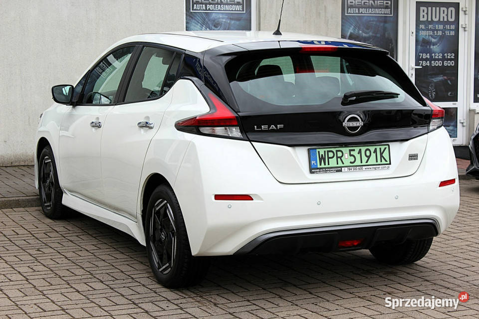 Nissan Leaf SalonPL FV23 40Khw NissanConnect podgrzewane fotele Sokołów