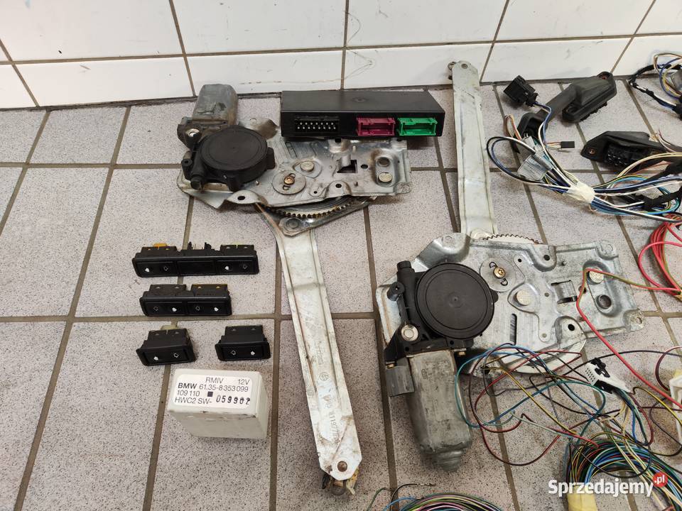 Elektryczne szyby tył BMW E36 zestaw doposażenia osobowe Łódź
