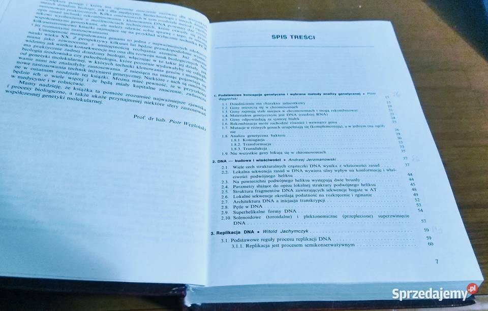 Genetyka molekularna PODRĘCZNIK Piotr Węgleński biologia Gdańsk