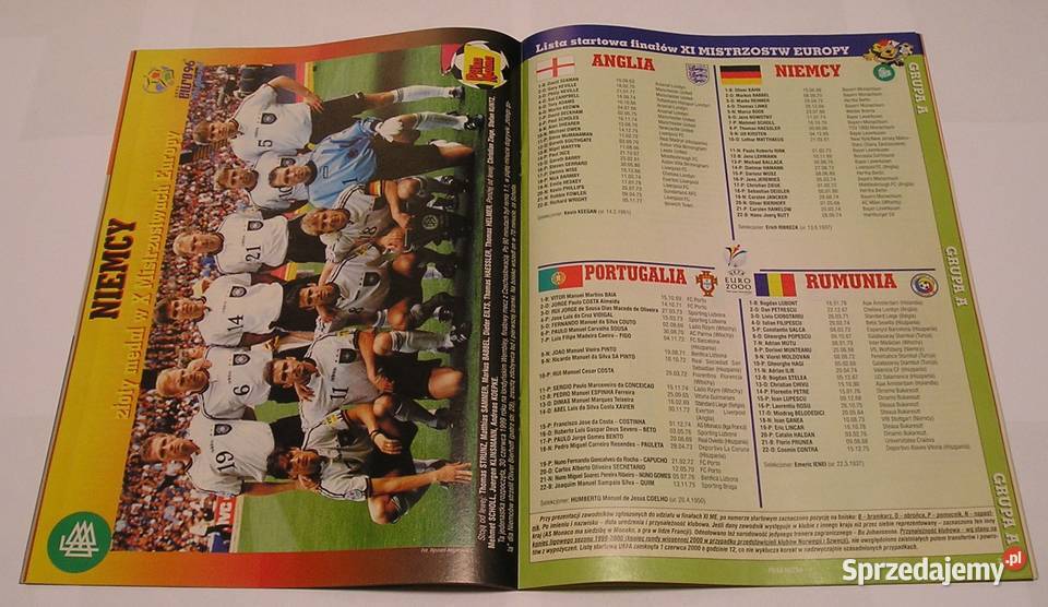Tygodnik Piłka Nożna 2000 23 EURO 2000 Antykwariat Łódź