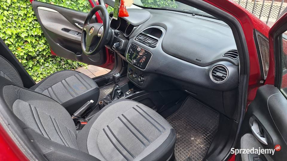 Piękny fiat punto evo 5 drzwi Bordowy 14 Katowice