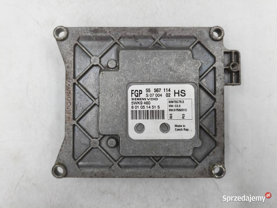 Sterownik Silnika Opel Astra H Zafira B 16 16v Wyszków sprzedam