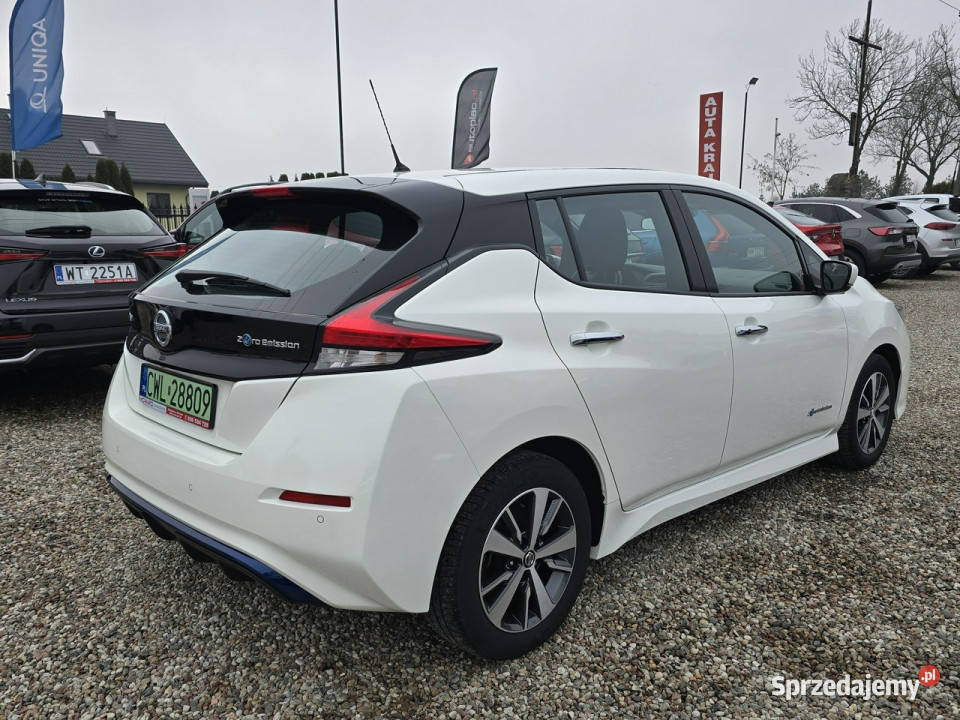 Nissan Leaf Elektryczny Tania jazda Salon Polska autoalarm