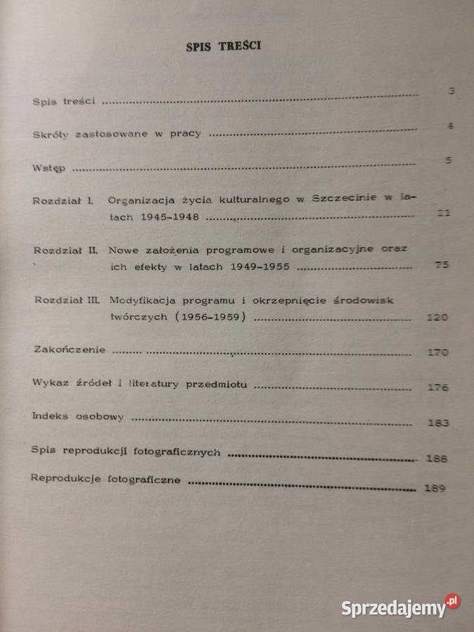 3629 Środowiska Artystyczne W Szczecinie 1945 Szczecin sprzedam