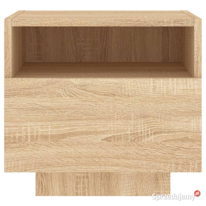 Szafki nocne z LED 2 dąb sonoma 40x39x37 Warszawa
