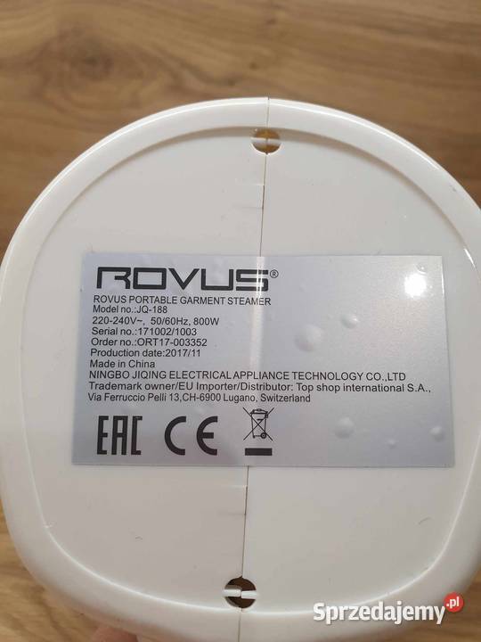 Parownica do ubrań ROVUS GOLD JQ188 Opole