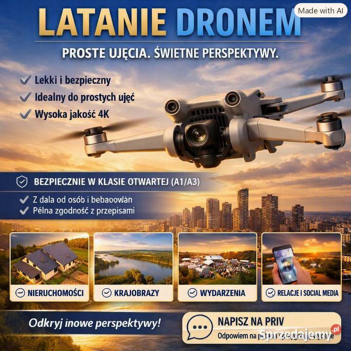 USŁUGI LATANIA DRONEM Chojnice