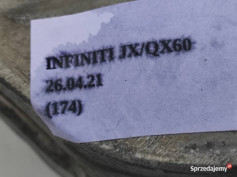 ZWROTNICA LEWA TYŁ INFINITI QX60 JX Zawieszenie i układ kierowniczy Nowy Tomyśl