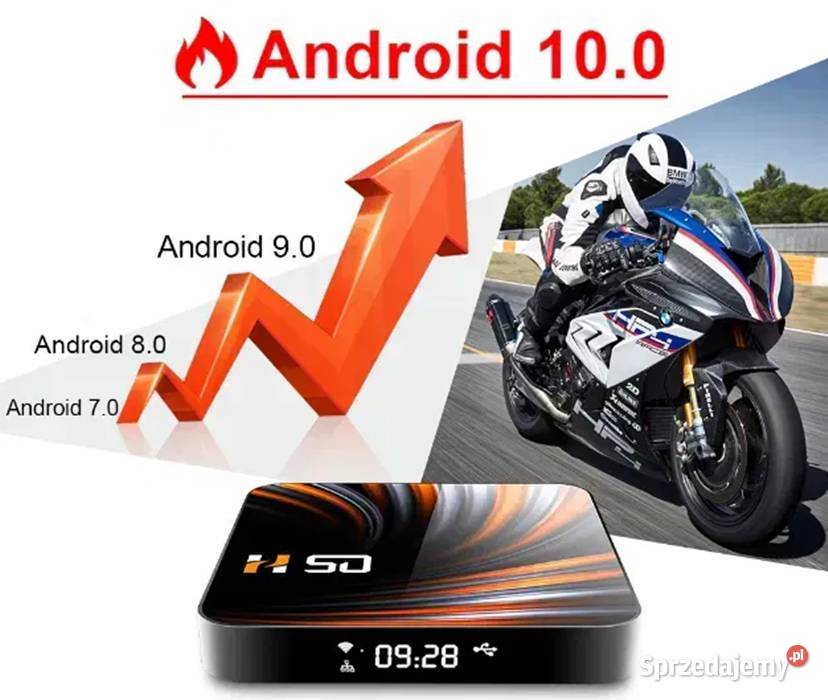 TV BOX 4GB32GB Android 10 2xUSB Slot SD HDMI 4K Częstochowa