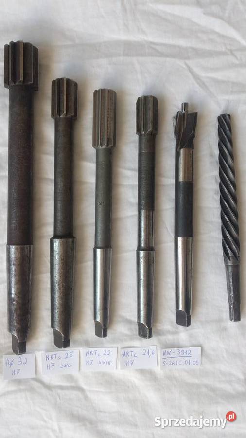 Rozwiertaki maszynowe stożkowe NRTc 32 25 22 216 sprzedam
