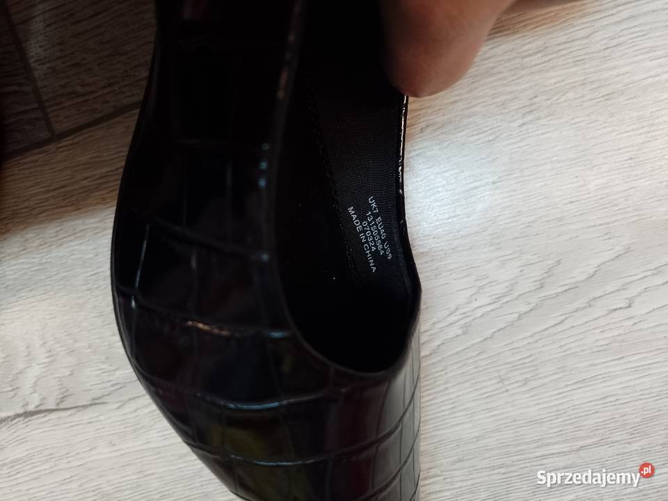 40 ASOS DesignCzarne teksturowane czółenka Kraków