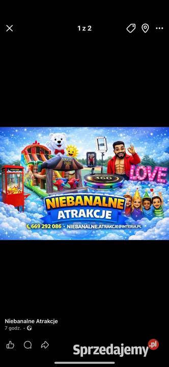 Niebanalne atrakcje dzieci dmuchance giga mis