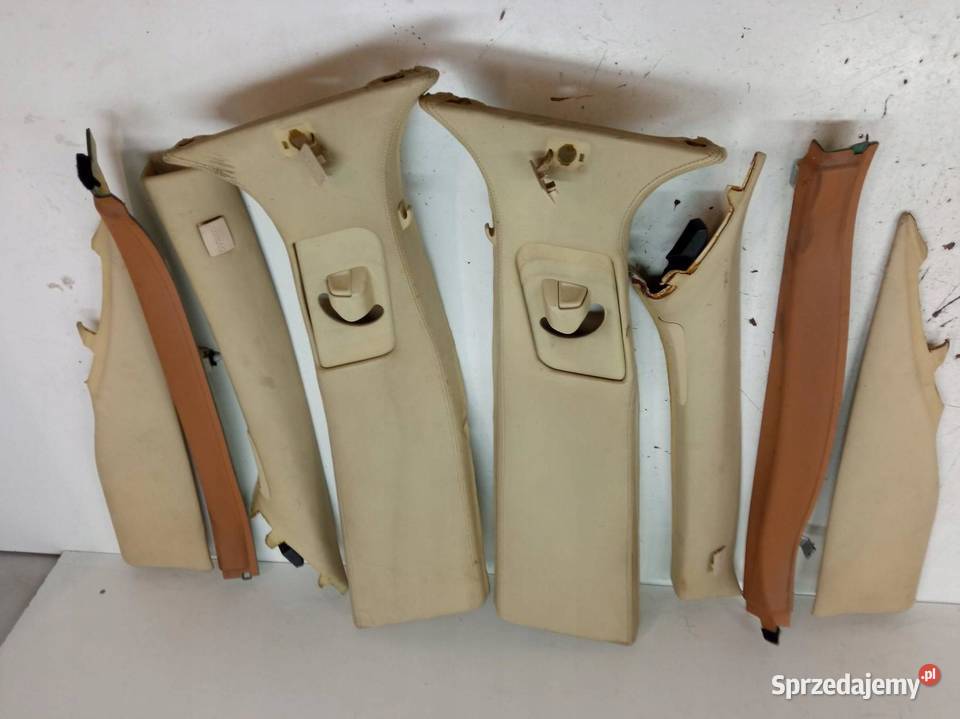 OSŁONA SŁUPKA A B C LEWA PRAWA KOMPLET SKÓRA