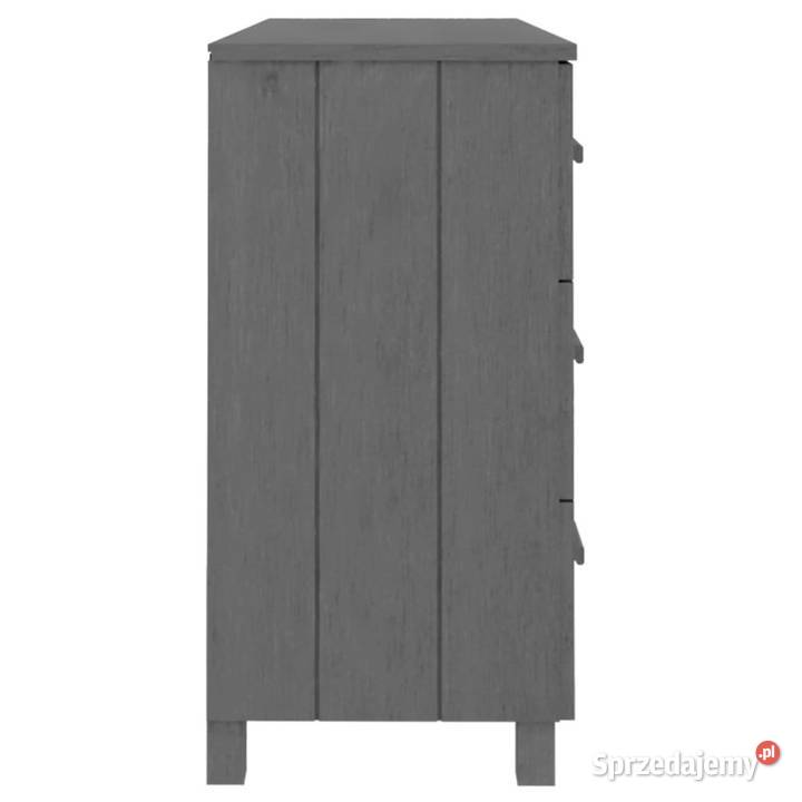 Szafka HAMAR ciemnoszara 113x40x80 lite drewno Warszawa