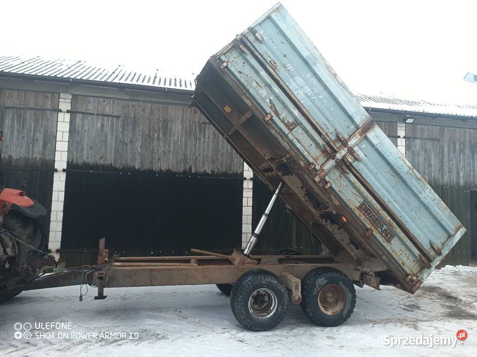 Przyczepa tandem wywrotka na 3 strony 11t ze Maszyny rolnicze mazowieckie Rostkowo