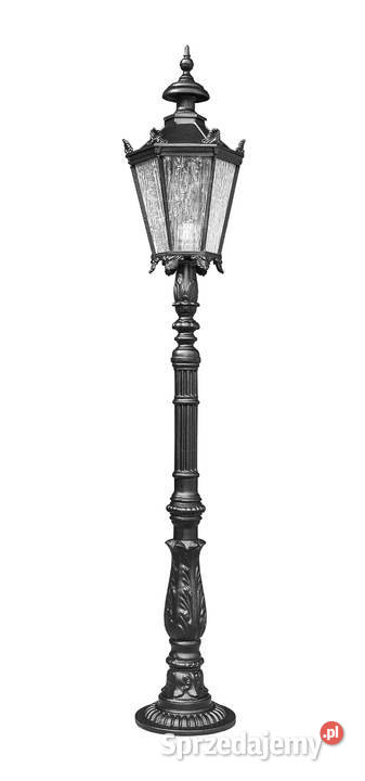 lampa ogrodowa żeliwna masywna klosz kinkiet
