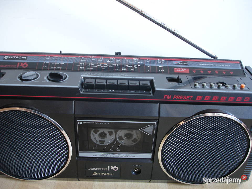 Radiomagnetofon HITACHI TRKP6 Zielona Góra