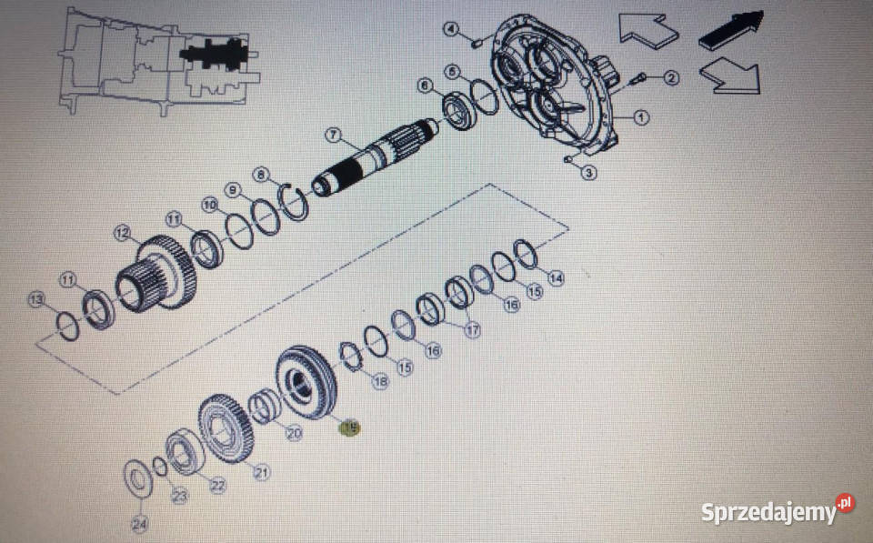 Synchronizator Claas Arion Seria 600 Pozostałe Jastrzębniki