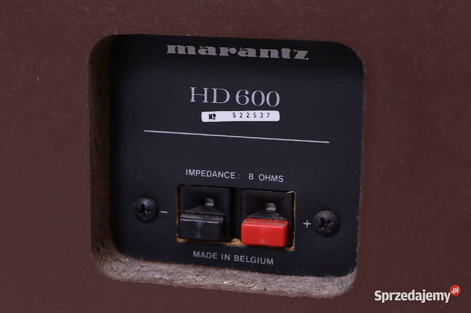 Kolumny vintage MARANTZ HD 600 retroaudio wielkopolskie Piła sprzedam