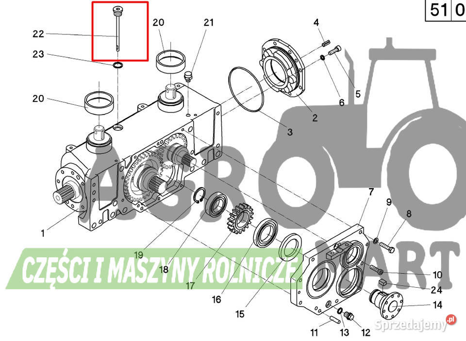 040828 40828 GER040828 MIARKA OLEJU M18 Wichrów