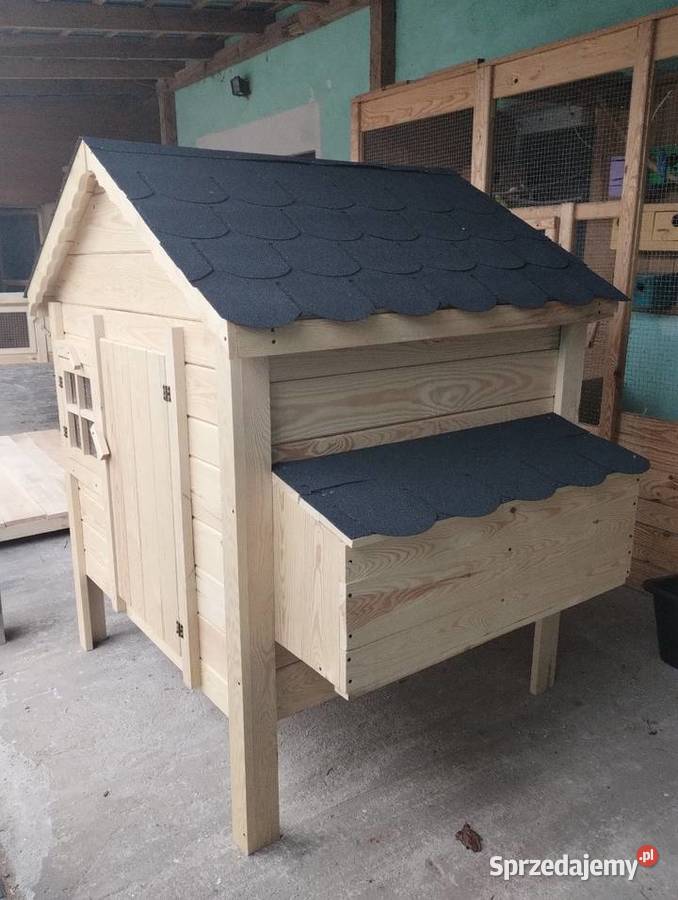 Kurnik drewniany na 810 kur130x120x170 wys mazowieckie Sarnaki